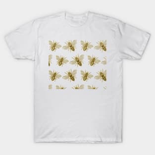 Golden honey bees T-Shirt